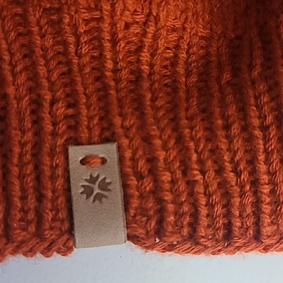 Dinadi Merino Beret - Burnt Orange - Picture 10 of 11